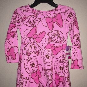 Disney Pink Character Print Dress